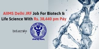 AIIMS Delhi JRF Job