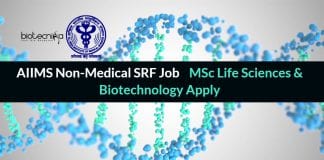 AIIMS Non-Medical SRF Job