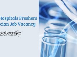 Apollo Hospitals Freshers Technician