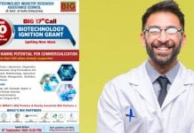 BIRAC BIG – Up to Rs 50 Lakh Biotechnology Ignition Grant BIRAC BIG