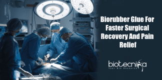 Biorubber glue for faster surgical recovery