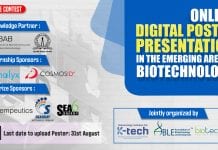 Biotech Online Poster Presentation Competition By KITS, ABLE, IISc, IBAB – Exclusive Prize & Internship Opportunity By CosmosID & Stempeutics Biotech Online Poster Presentation