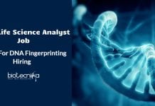 CDFD Life Science Analyst Job – Centre For DNA Fingerprinting Hiring CDFD Life Science Analyst