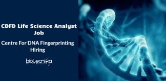 CDFD Life Science Analyst