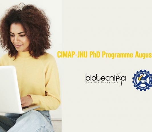 CIMAP-JNU PhD Programme Admission