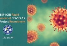 CSIR-IGIB Rapid Deployment of COVID-19 Tests Project Recruitment CSIR-IGIB PhD Life Sciences