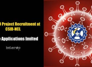 CSIR-NCL Project Assistant Job