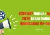 CSIR Net Notice.