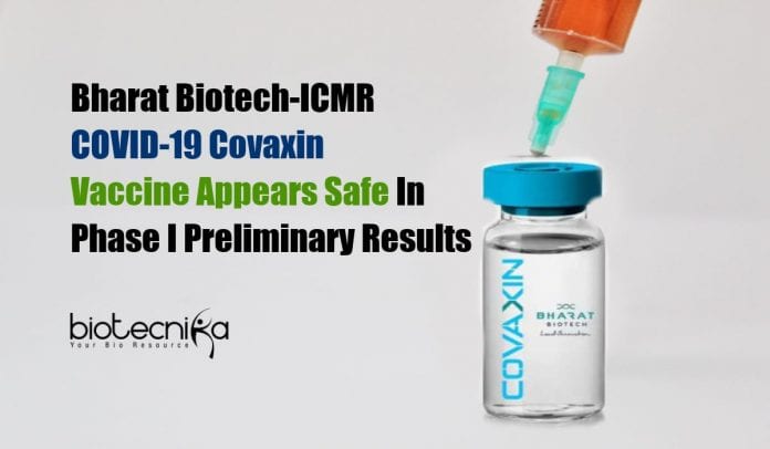 Covaxin Vaccine Appears Safe, Bharat Biotech-ICMR Covaxin