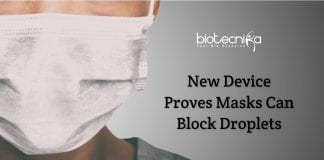 Device to check efficiency of masks
