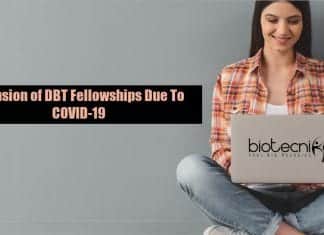 Extension of DBT Fellowships
