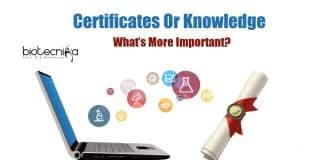 Certificates or Knowledge