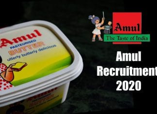 Amul Recruitment 2020 – BSc / MSc Food Tech Candidate Apply Amul Recruitment 2020