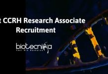 Govt CCRH Research Associate Recruitment – Biotech / Life Sciences Apply Govt CCRH Research Associate Recruitment - Biotech / Life Sciences Apply