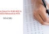 New Exam Dates For ICAR AICE & ICAR AIEEA Released By NTA ICAR Exam Dates 2020