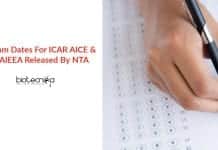 ICAR Exam Dates 2020