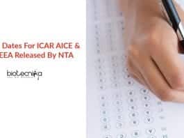 ICAR Exam Dates 2020