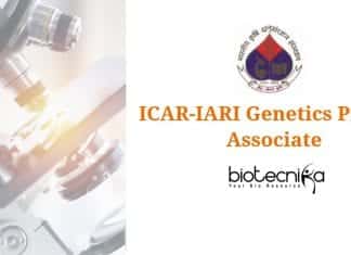 ICAR-IARI Genetics Project Associate