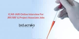 ICAR-IARI Project Vacancies