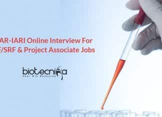 ICAR-IARI Project Vacancies