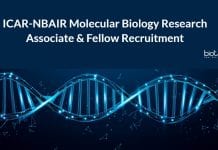 ICAR-NBAIR Molecular Biology Research Associate & Fellow Recruitment ICAR-NBAIR Molecular Biology Research
