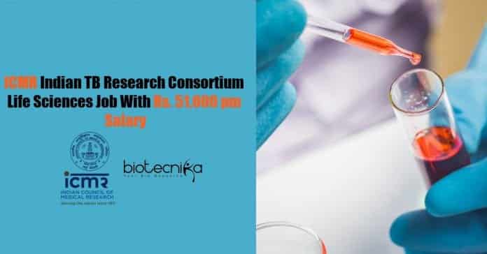 ICMR Life Sciences Job