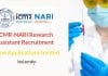 ICMR-NARI Research Assistant Recruitment – Online Applications Invited