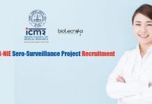 ICMR-NIE Sero-Surveillance Project Recruitment – Applications Invited ICMR-NIE Project Recruitment