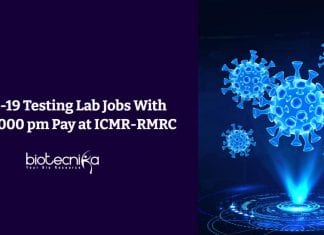 ICMR-RMRC Life Science Jobs