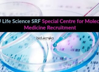 JNU Life Science SRF Special Centre for Molecular Medicine Recruitment JNU Research Jobs