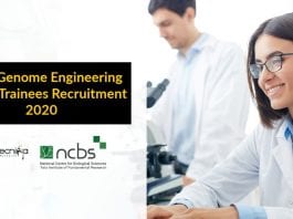NCBS Biological Science Jobs