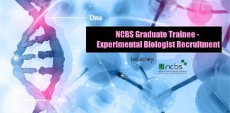 NCBS Jobs Latest