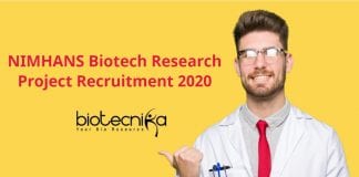 NIMHANS Biotech Research Project