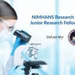 NIMHANS Research Job – Biotech Junior Research Fellow Recruitment NIMHANS Research