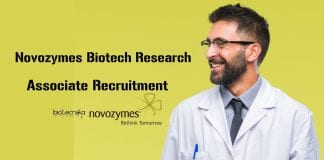 Novozymes Biotech Research Associate
