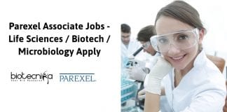 Parexel Associate Jobs - Life Sciences / Biotech / Microbiology Apply