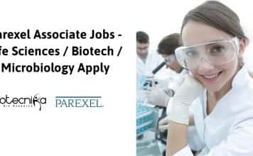 Parexel Associate Jobs – Life Sciences / Biotech / Microbiology Apply Parexel Associate Jobs - Life Sciences / Biotech / Microbiology Apply
