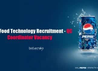 Pepsi Food Technology Jobs