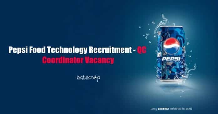 Pepsi Food Technology Jobs