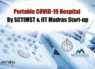 Portable Hospital Infrastructure For COVID-19 Developed By SCTIMST & IIT Madras Start-up Portable COVID-19 Hospital Units