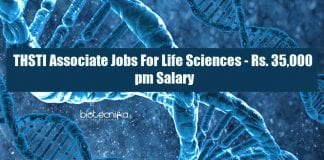 THSTI Associate Jobs