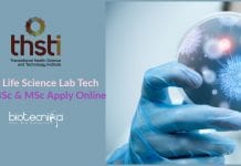 THSTI Life Science Lab Tech Jobs – BSc & MSc Apply Online THSTI Life Science Lab