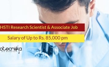 THSTI Research Scientist