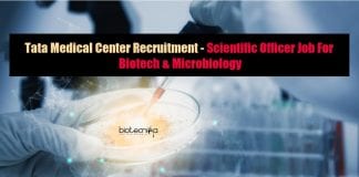 Tata Medical Center Recruitment