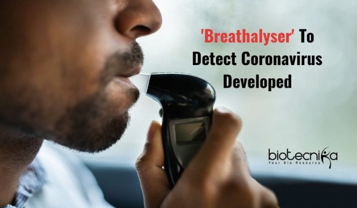 breathalyser to detect COVID-19