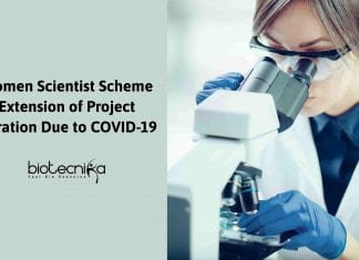 Women Scientist Scheme Extension