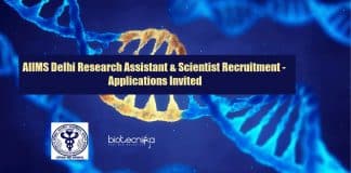 AIIMS Vacancies For Biotech
