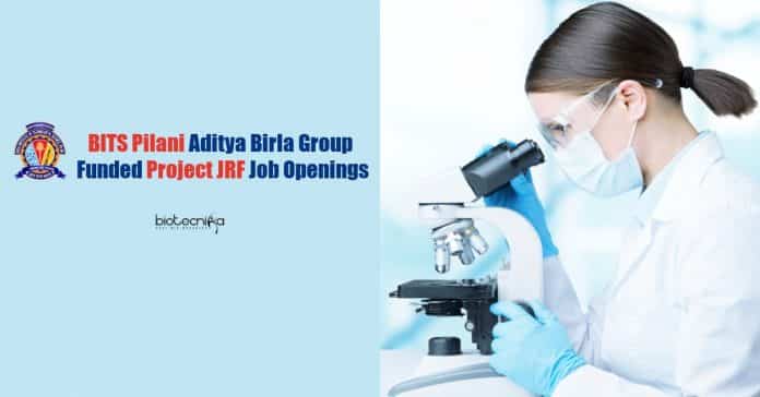 BITS Pilani Microbiology Jobs