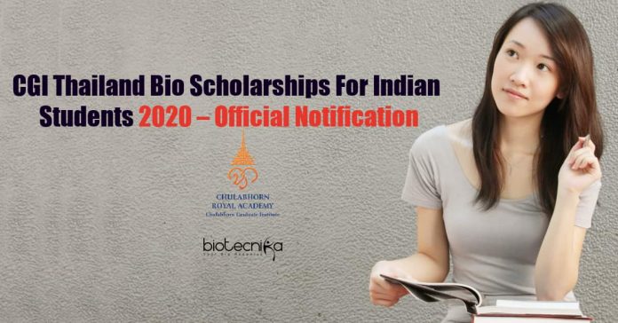 CGI Thailand Bio Scholarships