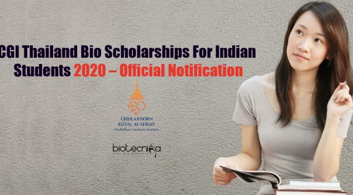CGI Thailand Bio Scholarships